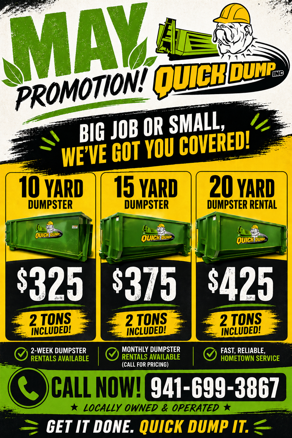 May 2026 Special Pricing